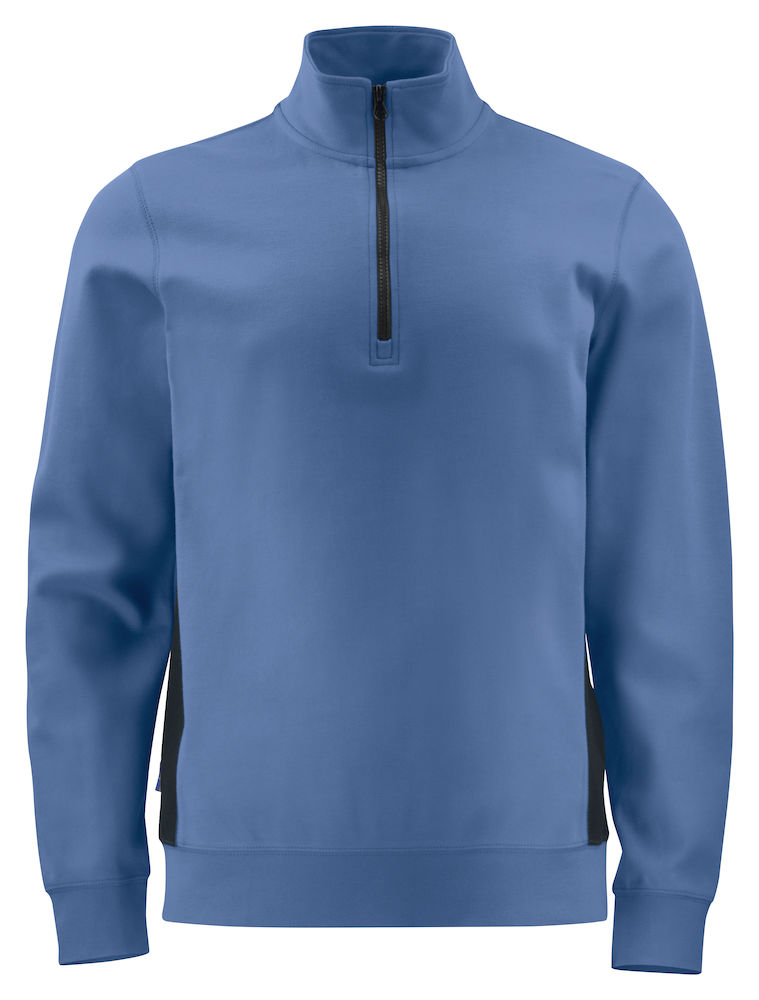 ProJob 2128 Sweatshirt Half Zip mit Kontraststreifen