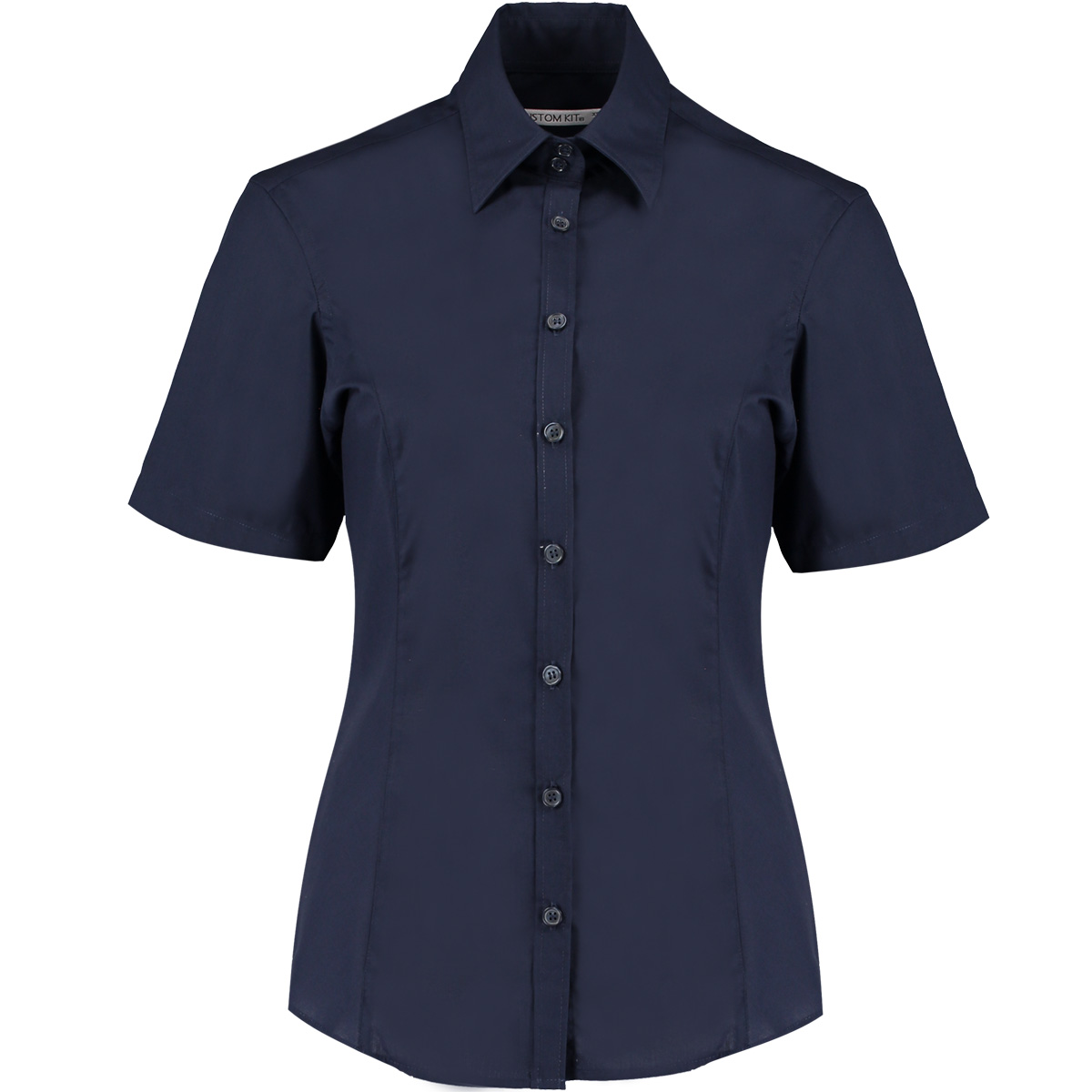 Tailored Fit Business Shirt Short Sleeve Kustom Kit K742F