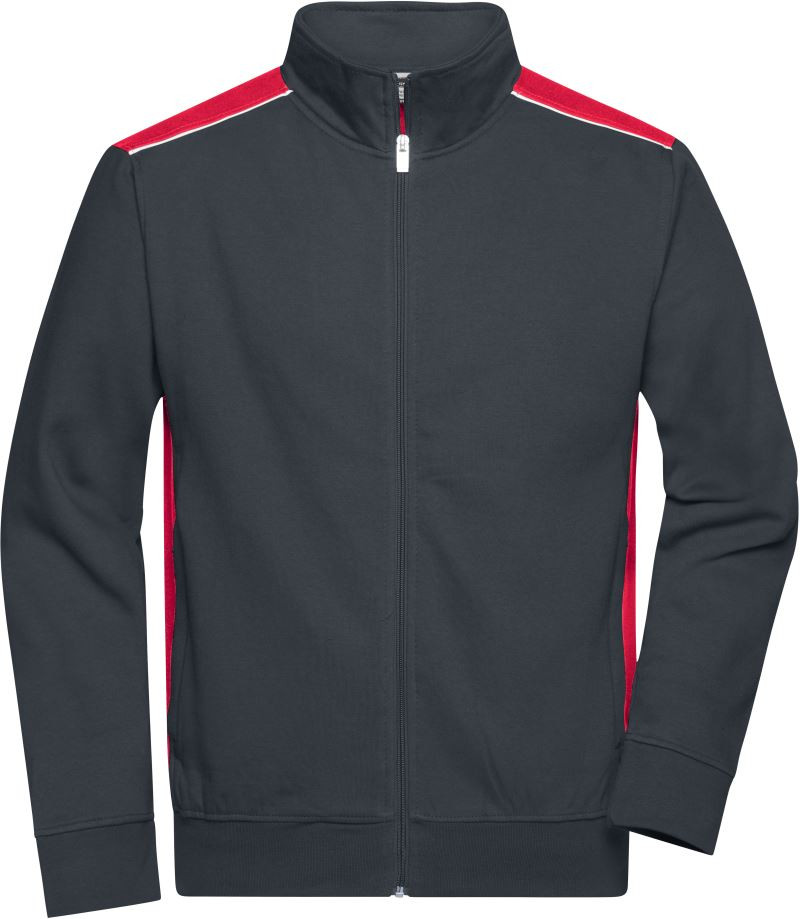 Men's Workwear Sweat Jacket Color James&Nicholson JN870