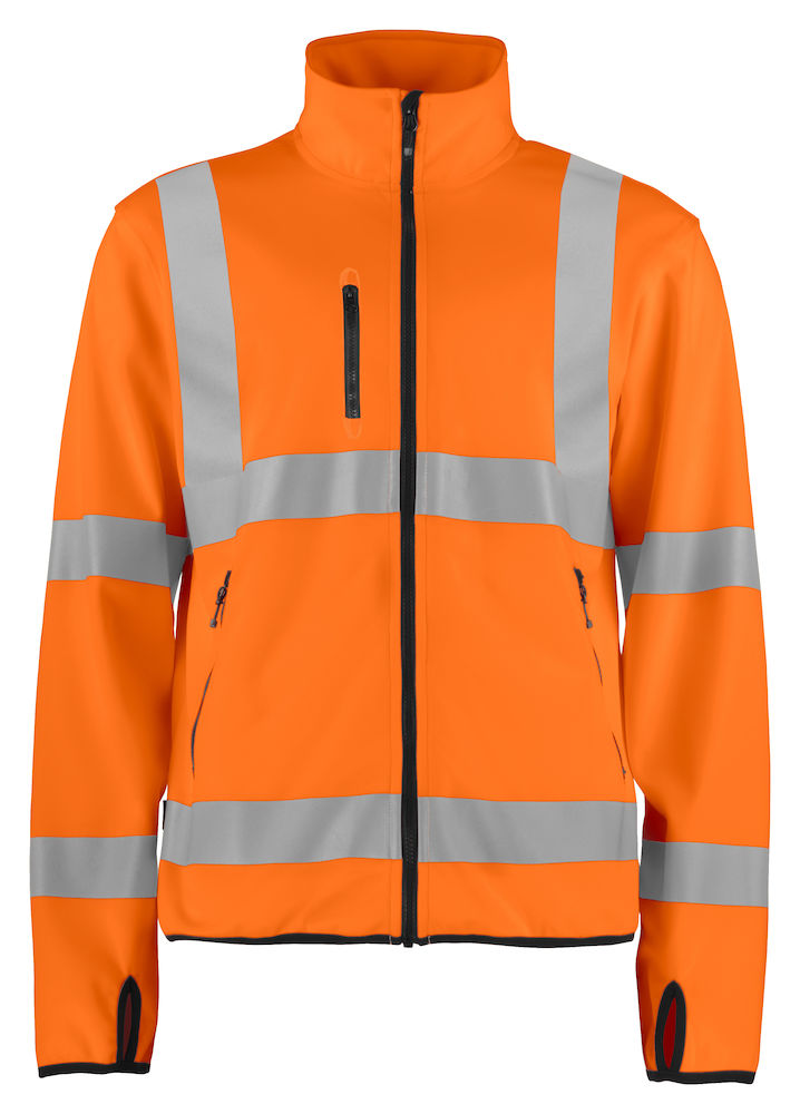 ProJob 6105 Leichte Warnschutz Softshell Jacke EN ISO 20471 Kl. 3
