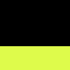 black/ neon yellow