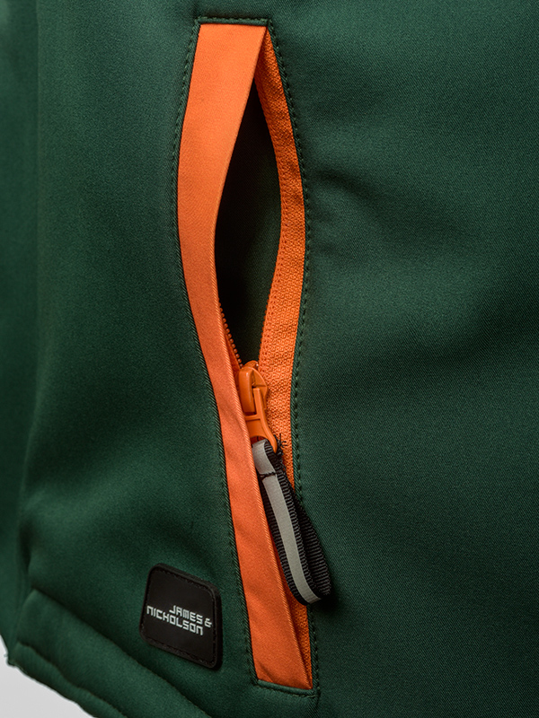 Workwear Softshell Padded Jacket Color James&Nicholson JN853