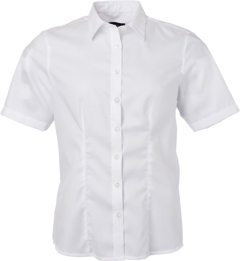 Ladies' Shirt Shortsleeve Micro-Twill James&Nicholson JN683