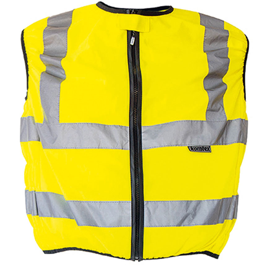 Biker Safety Vest EN ISO 20471 Korntex KXMOTOG