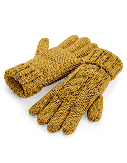 Cable Knit Melange Gloves CB497