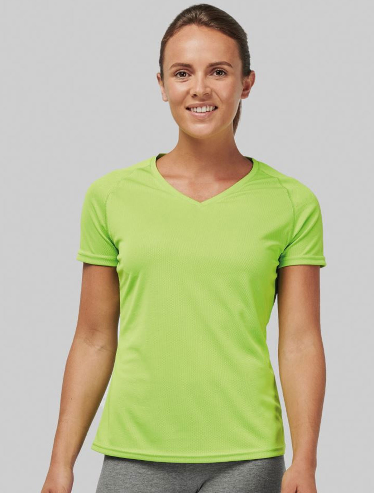 Damen V-Neck Sport Shirt Kariban Proact PA477