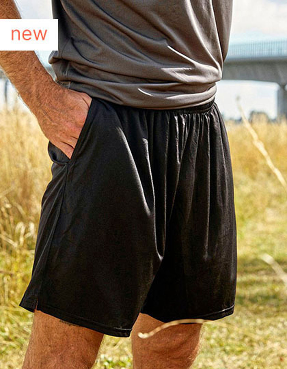 Recycled Performance Shorts Neutral R64101