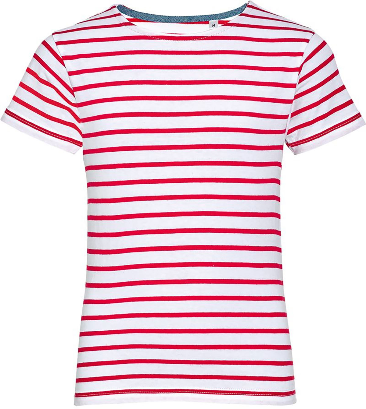 Kids´ Round Neck Striped T-Shirt Miles Sol's 1400