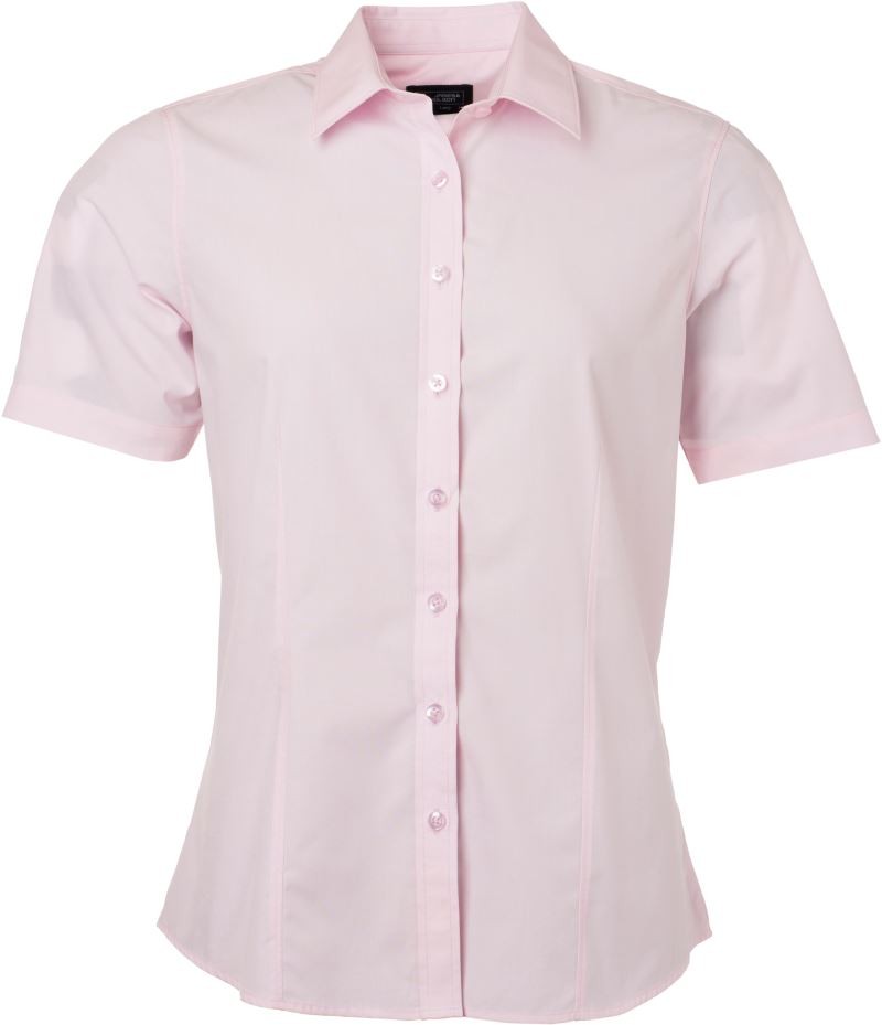 Ladies' Shirt Shortsleeve Poplin James&Nicholson JN679