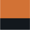 orange/ black