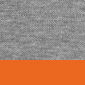 grey melange/ orange