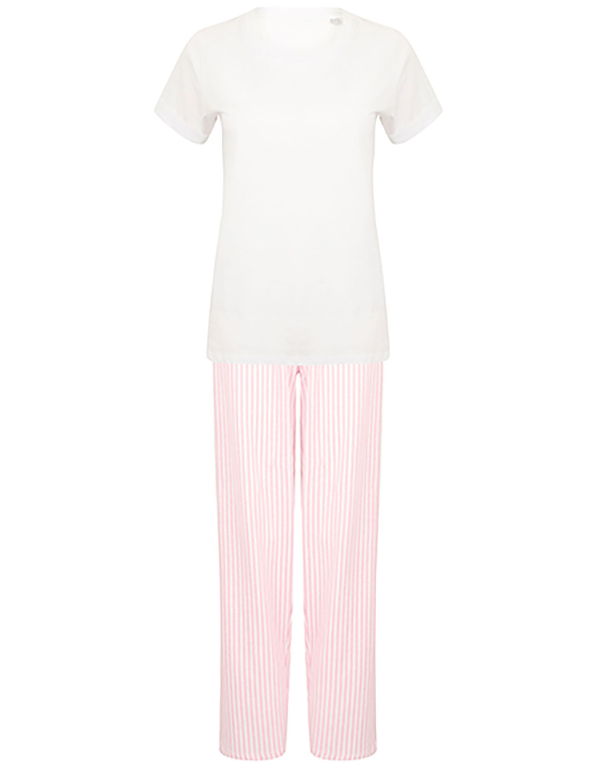 white / pink-white stripes