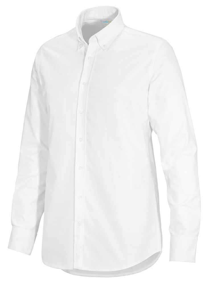 Cottover 141032 Oxford Shirt L/S Man 100% Organic Baumwolle
