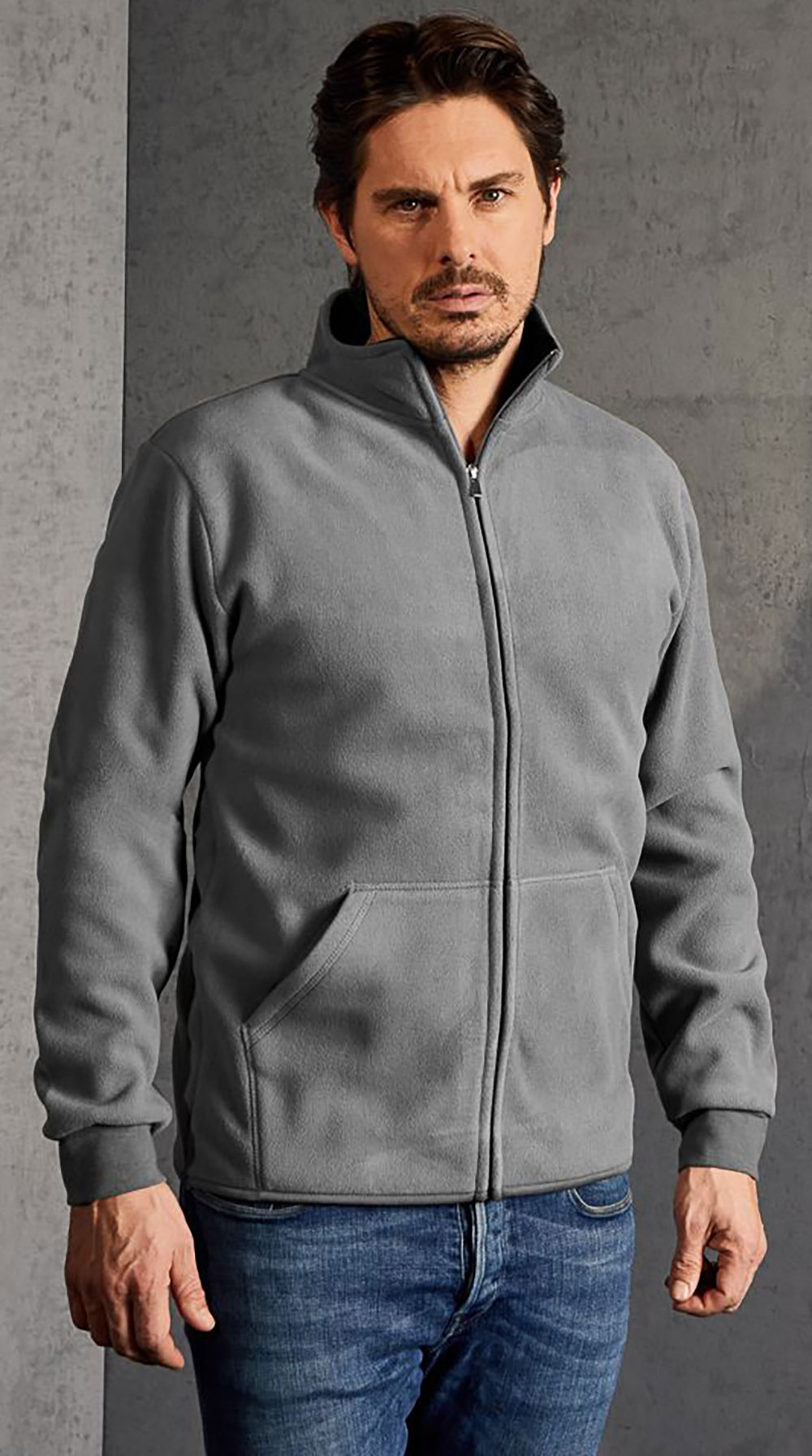 Promodoro Men's Double Fleece Jacket 7971 / light grey