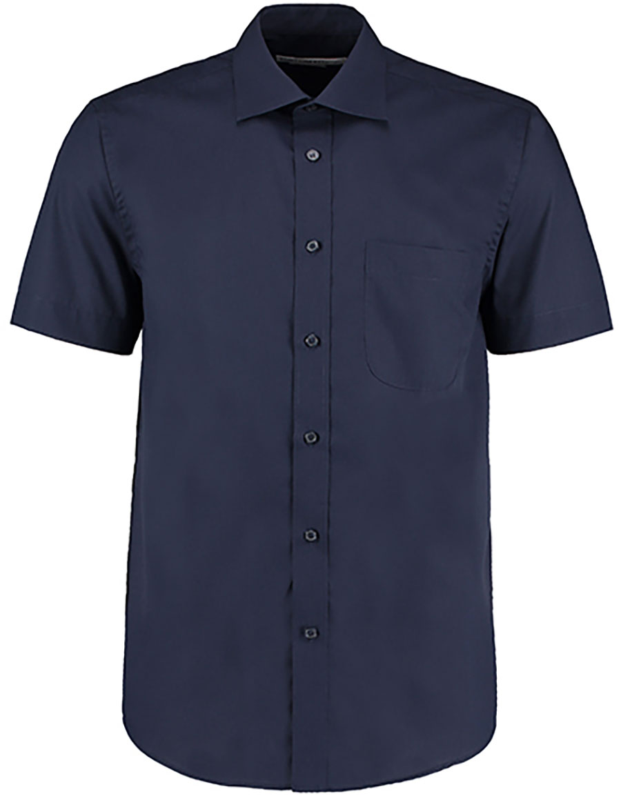Men`s Classic Fit Business Shirt Short Sleeve Kustom Kit K102