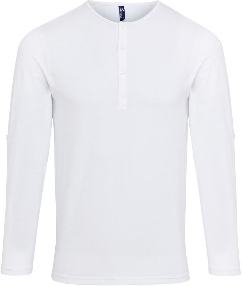 Men's Roll Sleeve T-Shirt longsleeve Premier 218