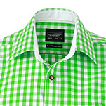 green-white Hemd