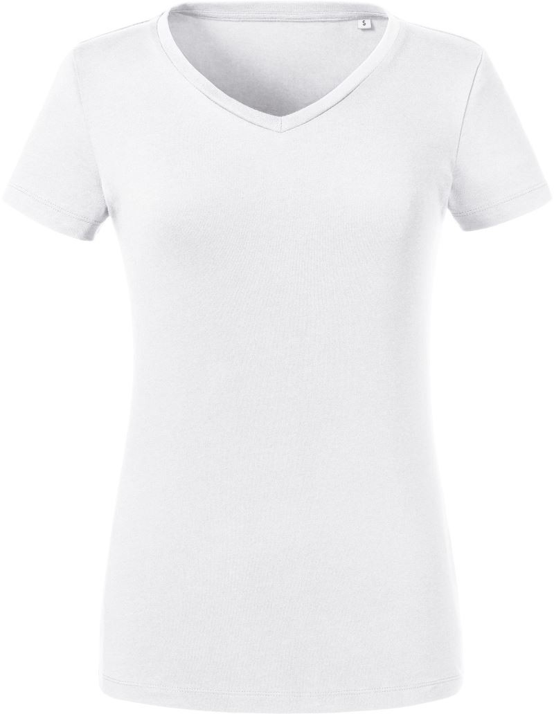 Ladies' Organic V-Neck T-Shirt Russell 103F