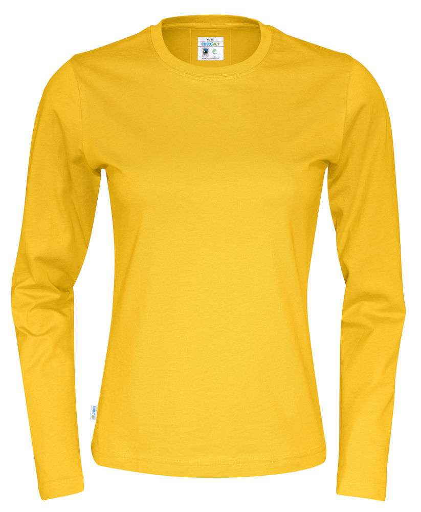 Cottover 141019 T-Shirt LS Lady 100% Organic Baumwolle
